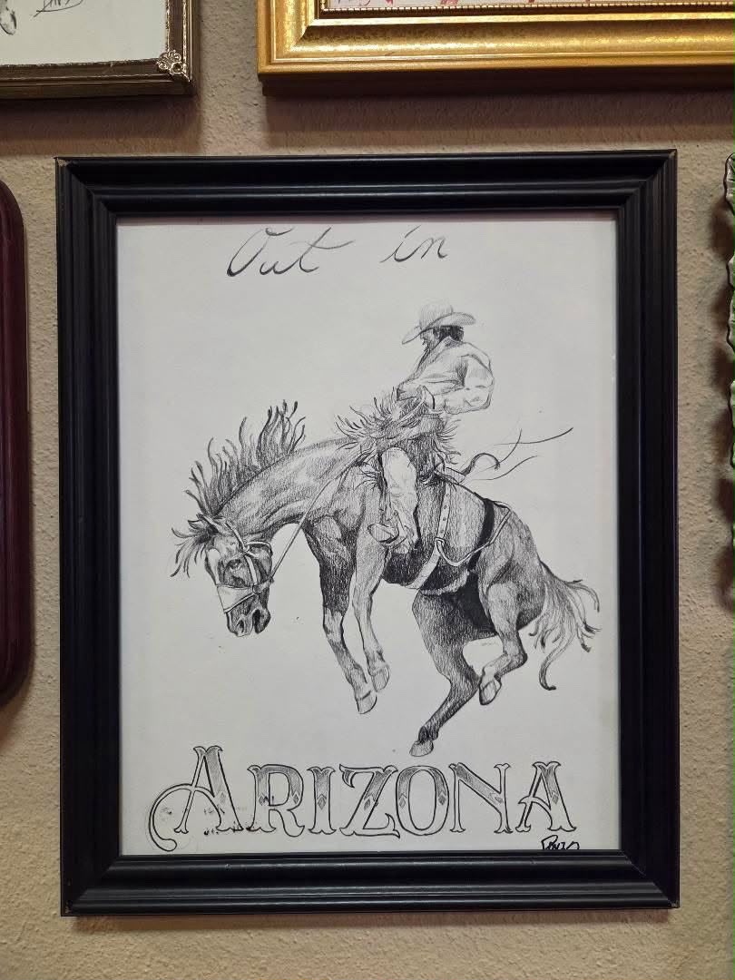 "Out in Arizona" Bucking Bonco